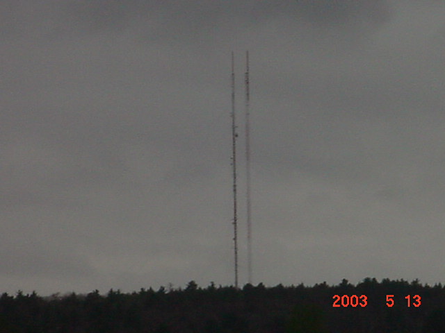 New WEKW Tower, stands complete waiting for Antennas