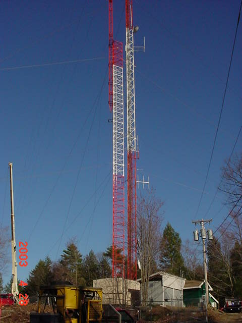 New Tower at about 135 Feet