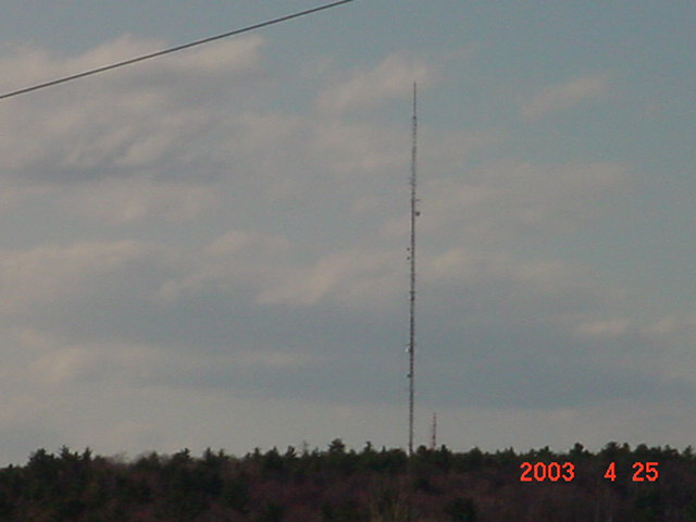 First Appearance of New Tower above the Tree line