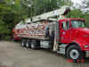 Old Tower on Tractor Trailer